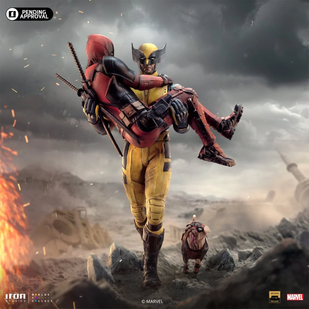 купить Фигурка Iron Studios Deadpool and Wolverine Deluxe Limited Edition 1:10 Art Scale Statue 3.jpg