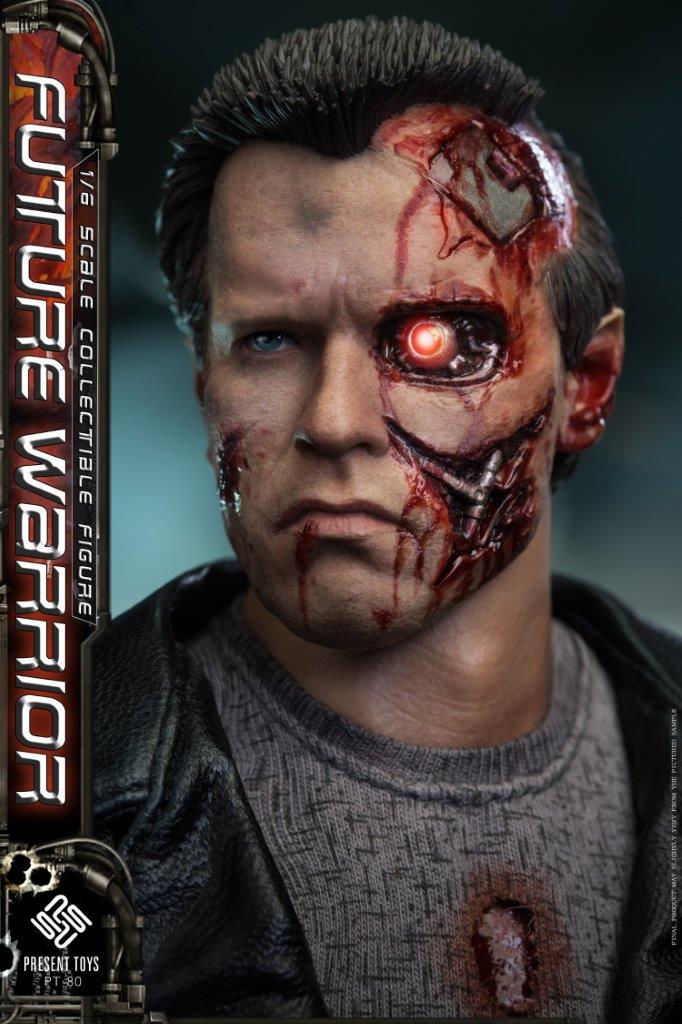 купить Фигурка Terminator — Present Toys Future Warrior Leather Version 1:6 Collector Figure 11.jpeg