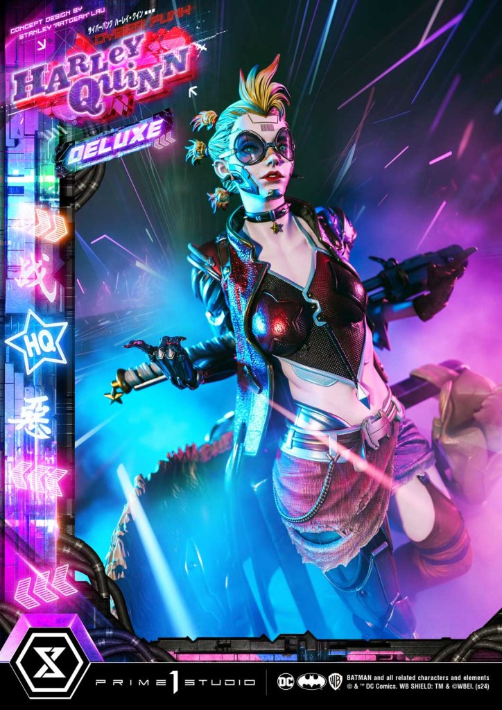 купить Фигурка Prime 1 Studio UPMDC-08DXS Cyberpunk Harley Quinn Deluxe 1:4 Version 7.jpeg