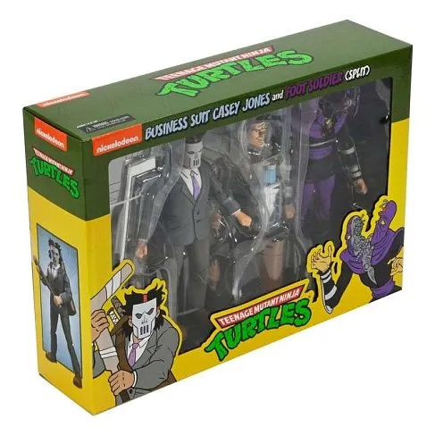 Фигурки Черепашки Ниндзя — Neca Business Suit Casey Jones Split Foot Soldier 2-pack