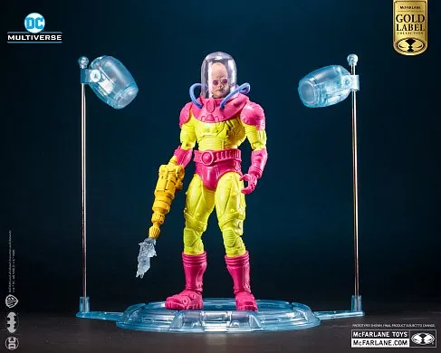 Фигурка Mr Freeze Black Light Gold Label — McFarlane Toys EE Exclusive