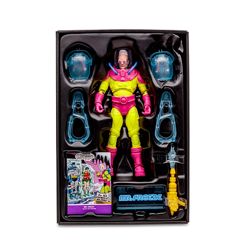 Фигурка Mr Freeze Black Light Gold Label — McFarlane Toys EE Exclusive