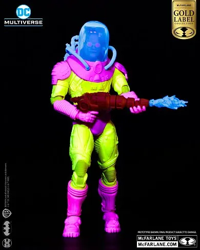 Фигурка Mr Freeze Black Light Gold Label — McFarlane Toys EE Exclusive