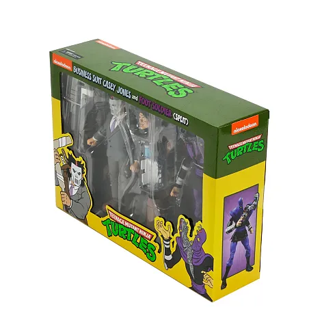 Фигурки Черепашки Ниндзя — Neca Business Suit Casey Jones Split Foot Soldier 2-pack