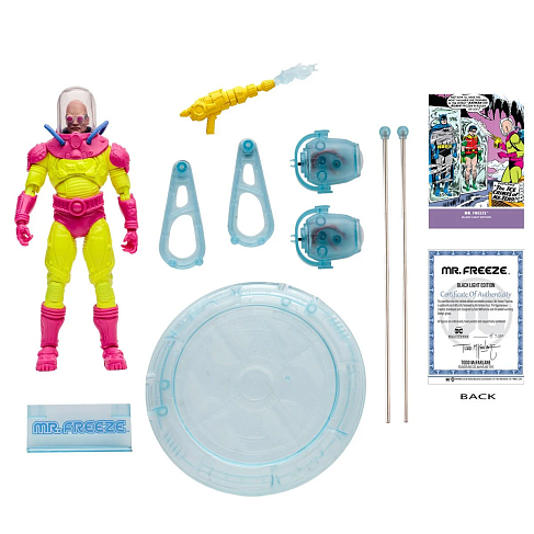 Фигурка Mr Freeze Black Light Gold Label — McFarlane Toys EE Exclusive