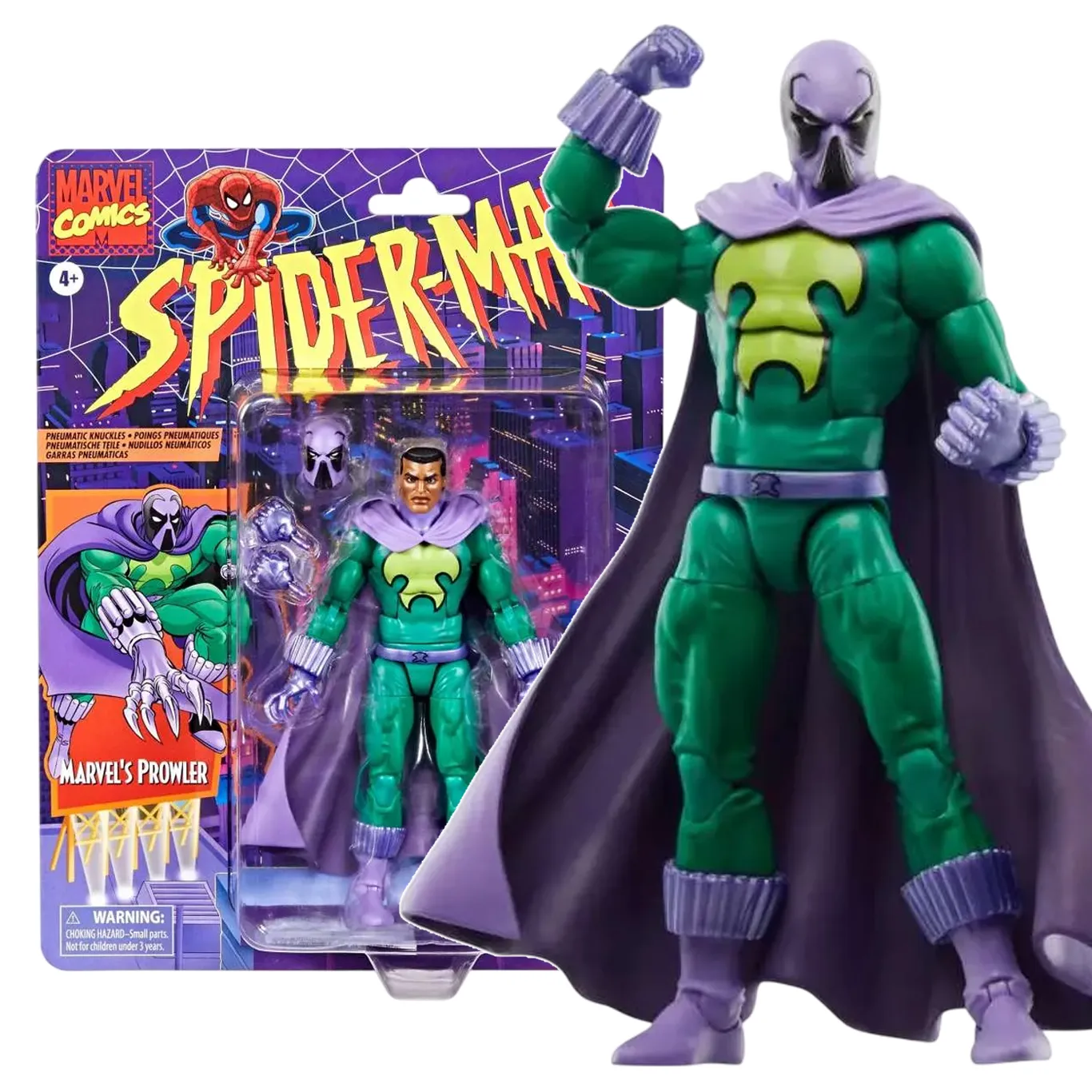 Фигурка Spiderman Prowler — Hasbro Marvel Legends Vintage
