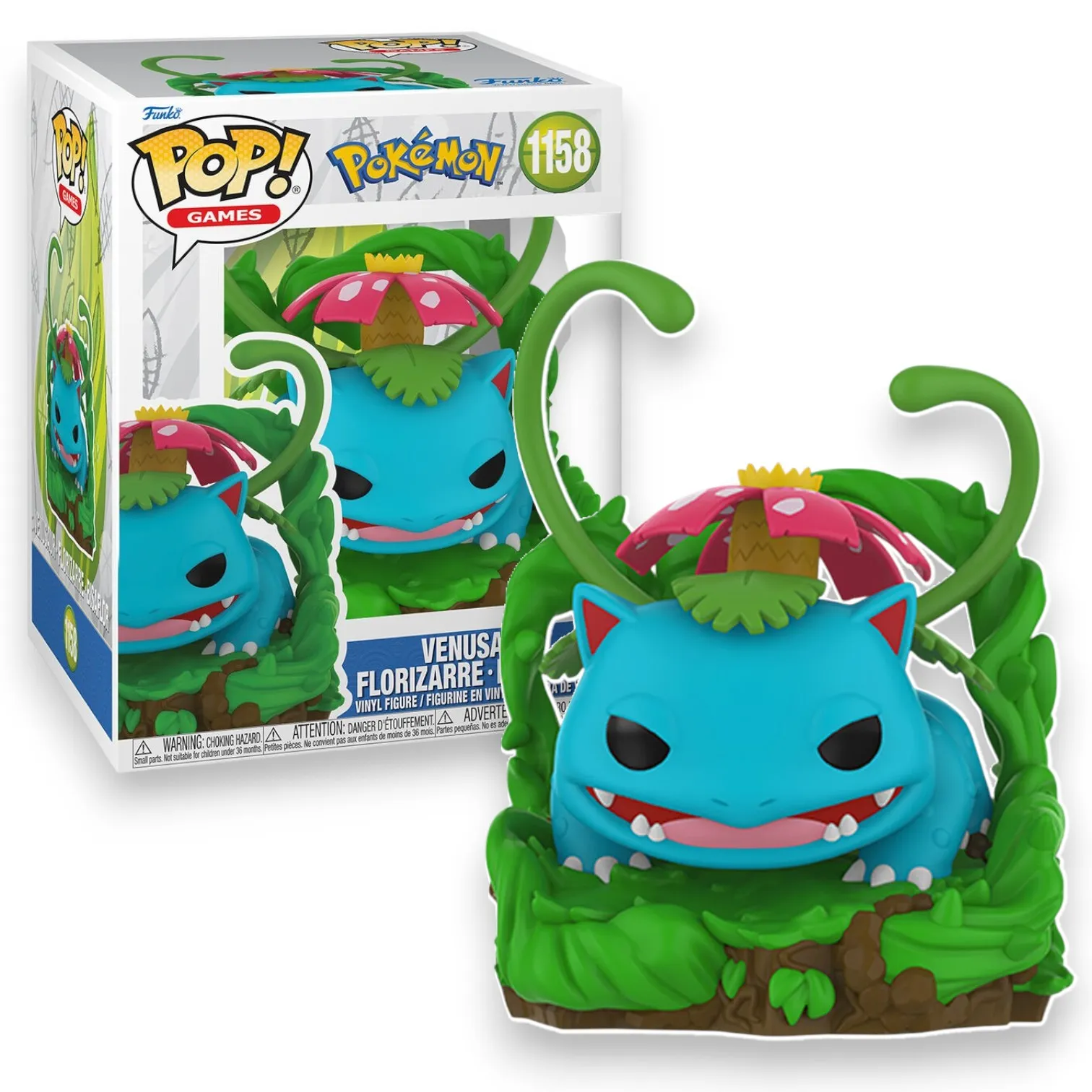 Фигурка Pokemon Venusaur Florizarre Bisaflor — Funko Pop! Premium 1158