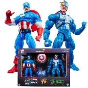 Фигурки Captain America vs Venom — Hasbro Marvel Legends Gamerverse