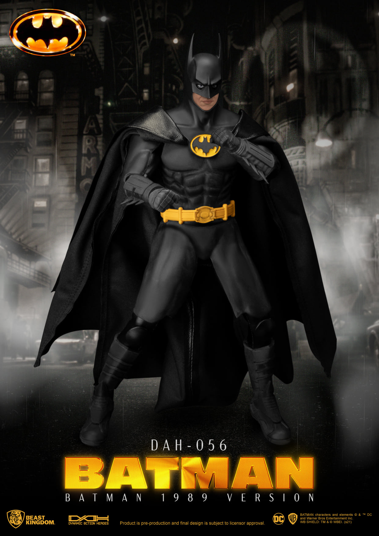 Фигурка Batman — Batman 1989 Dynamic 8ction Heroes 1/8 - купить в интернет  магазине GeekZona.ru