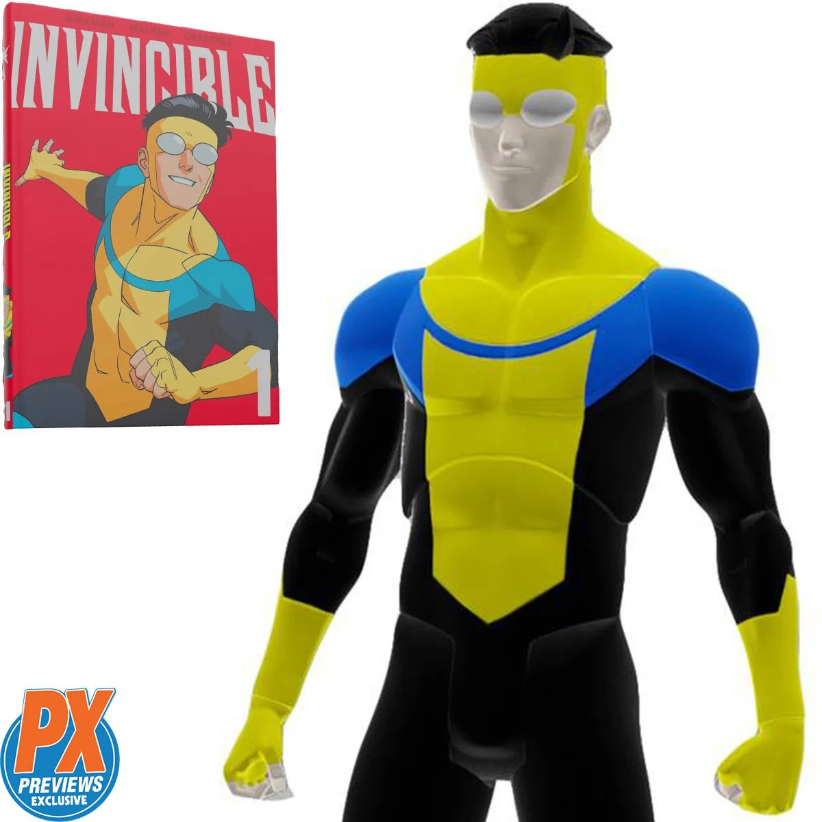 Фигурка Invincible Deluxe Figure Volume 1 Comic Book Set Previews Exclusive  — Diamond Select - купить в GeekZona.ru