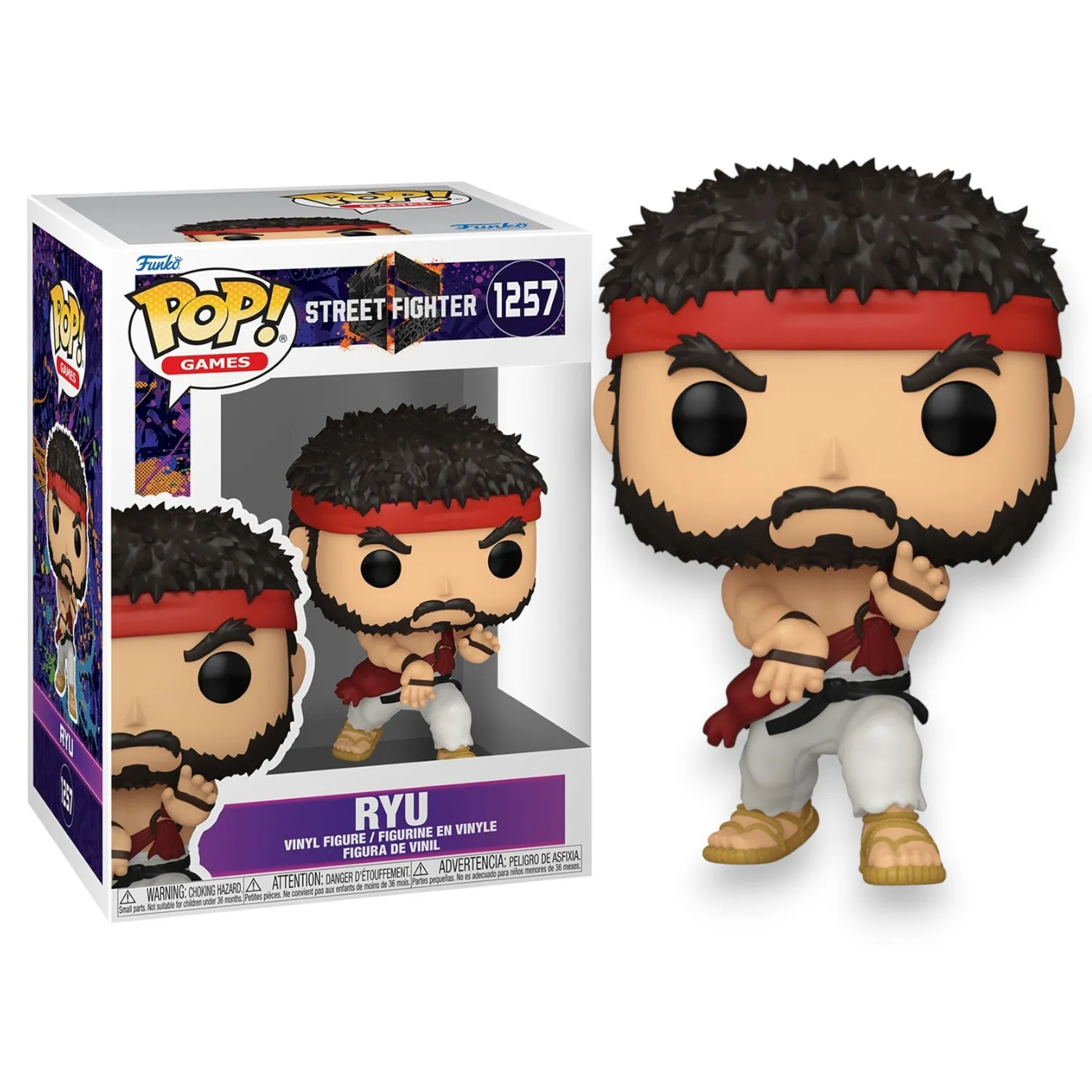 Фигурка Street Fighter Ryu — Funko Pop Vinyl 1257