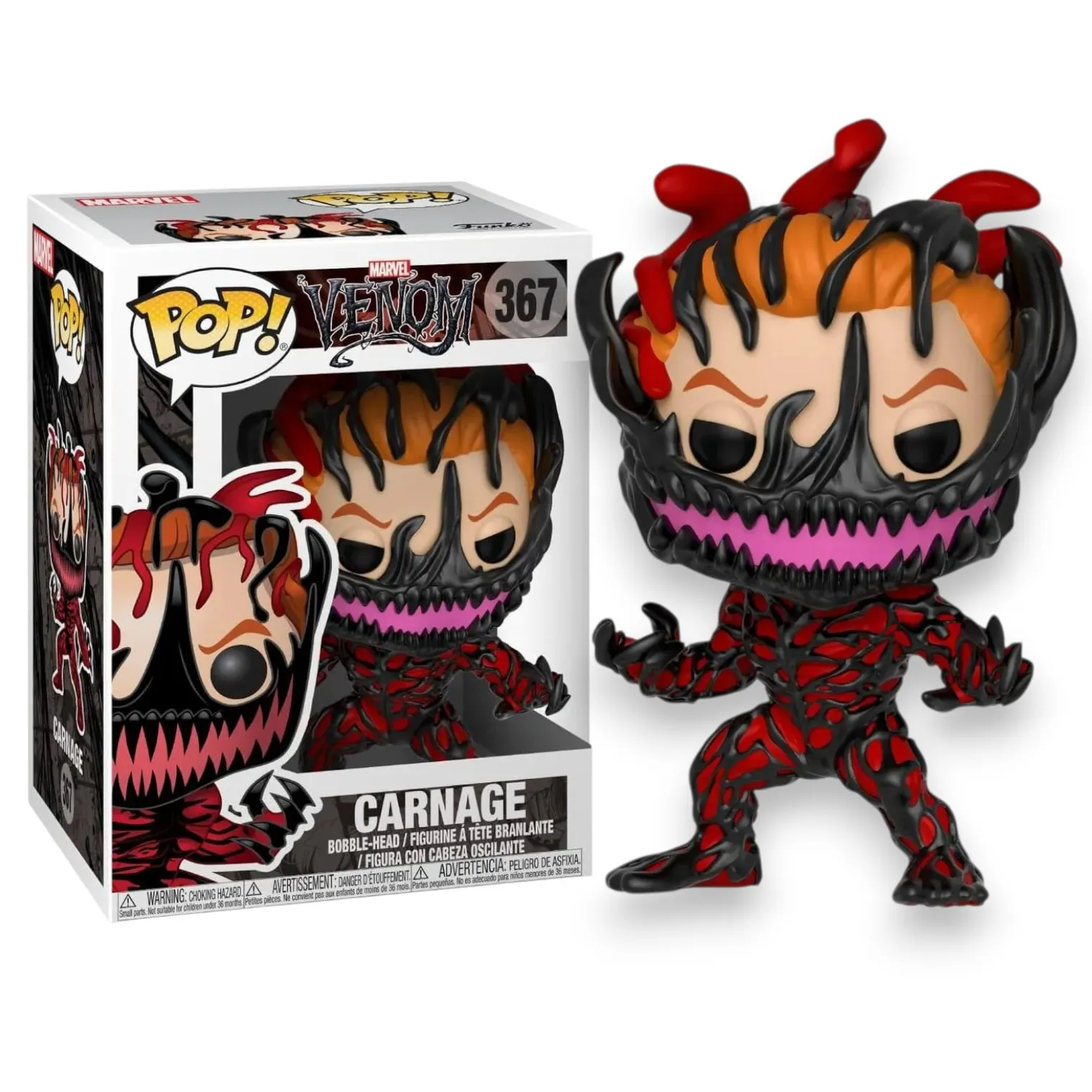Фигурка Карнажа — Funko Venom POP! Bobble-Head Carnage 367