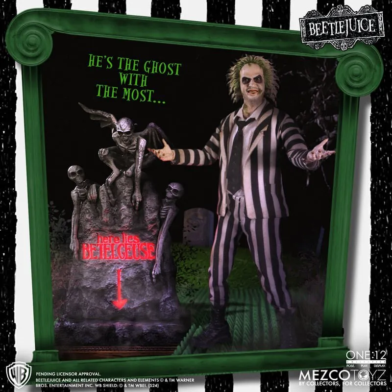 Фигурка Beetlejuice — Mezco One 12 Collective Deluxe