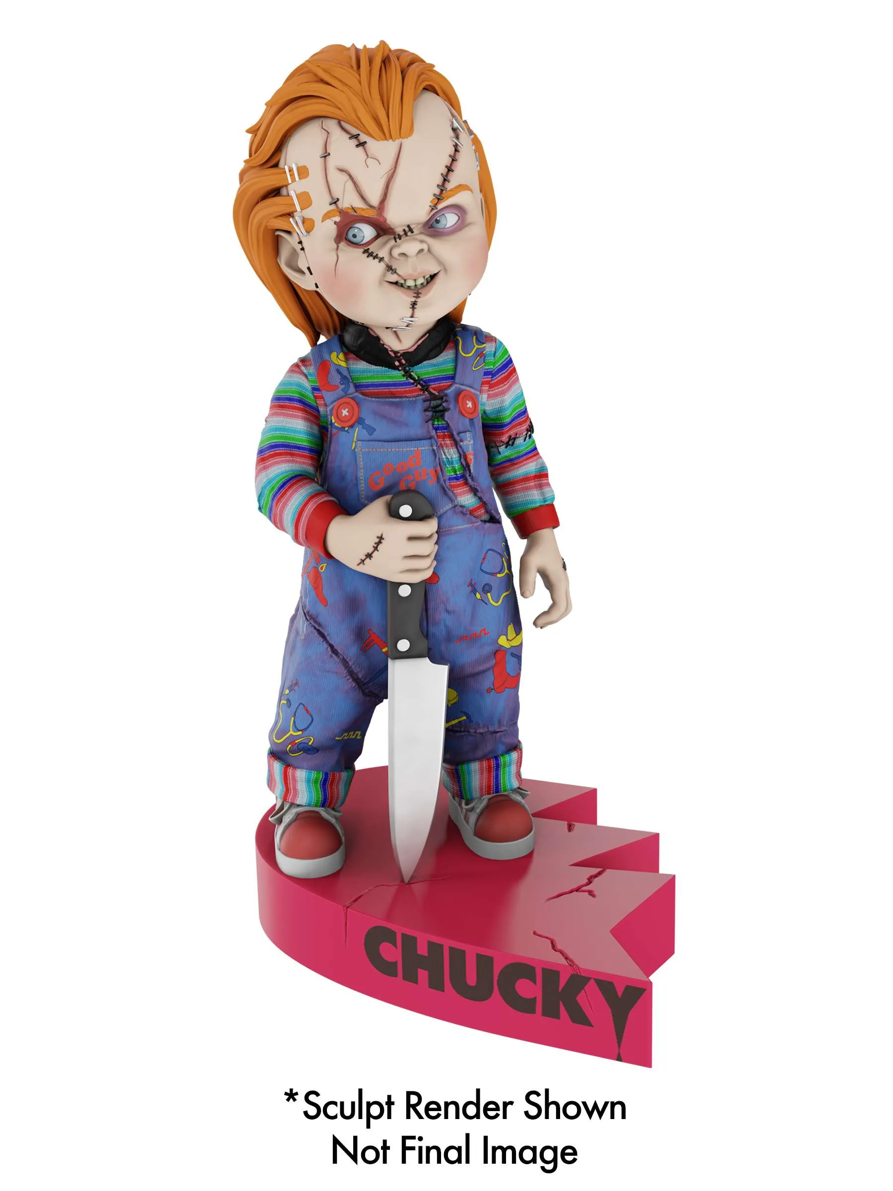 Башкотряс Чаки — Neca Head Knocker Chucky Heart Connect Base