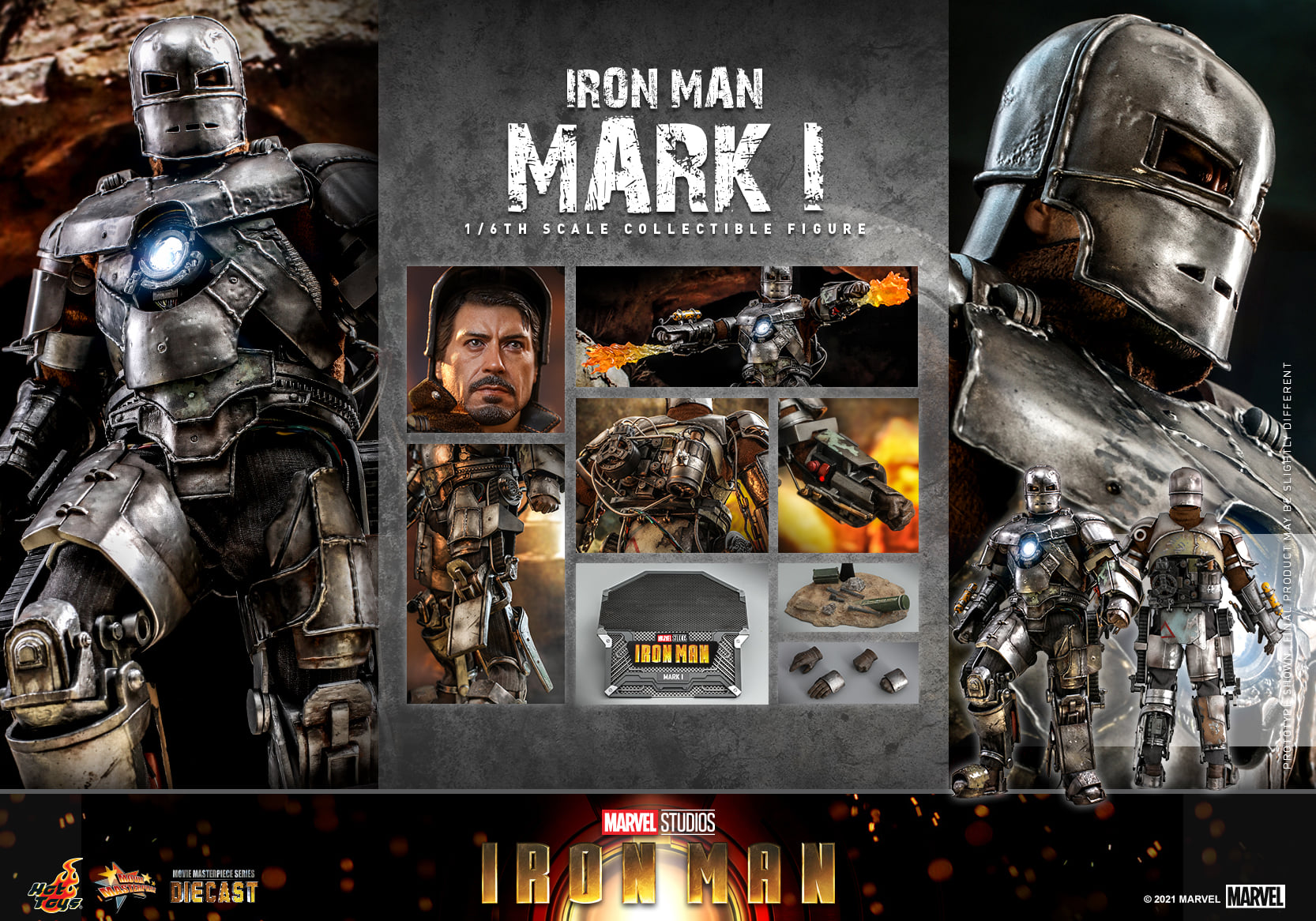 Iron Man Mark I Hot Toys MMS605D40 Iron Man 1 6 GeekZona.ru