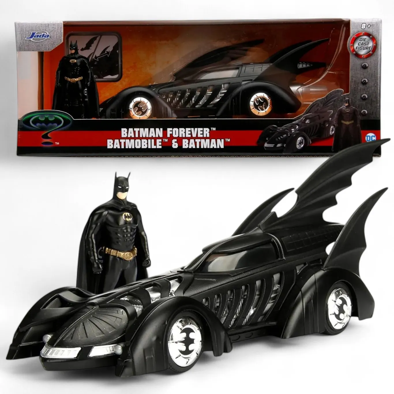 Модель Бэтмобиля — Batman Forever Diecast Model 1/24 Batmobile w figure