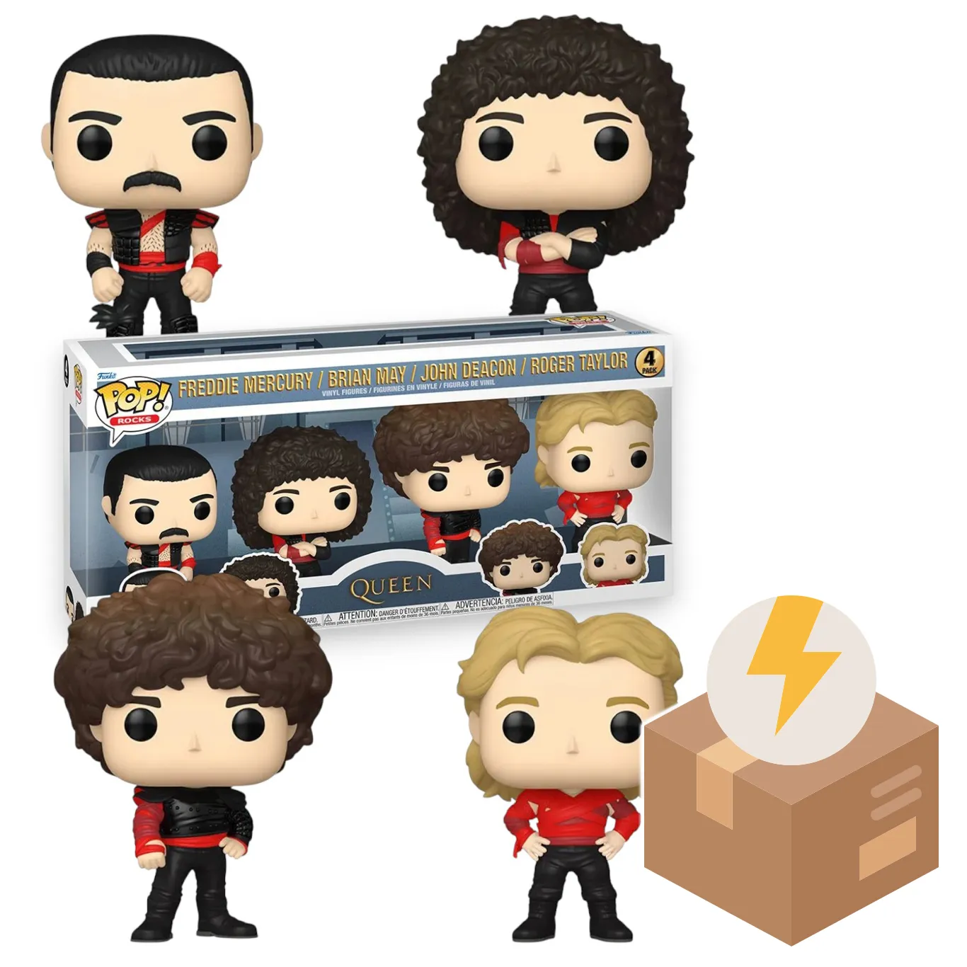 Фигурка Queen Radio Gaga — Funko Pop! Vinyl Figure 4-Pack BD