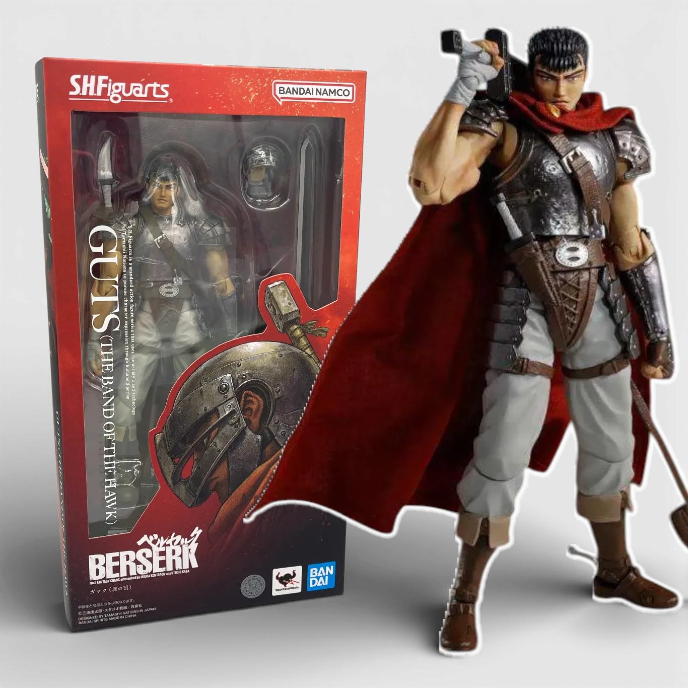 Фигурка Berserk Guts Band of the Hawk — Bandai SH Figuarts