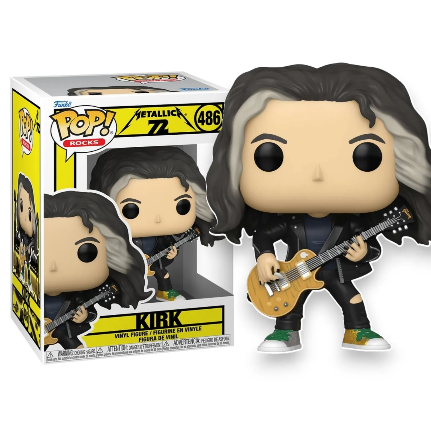 Фигурка Metallica Kirk 72S — Funko Pop! Rocks Vinyl 486