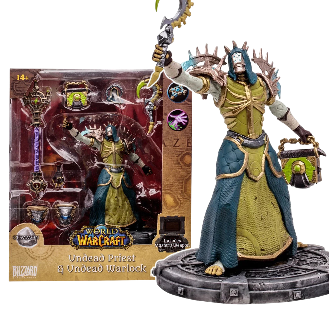 オブスキュア Фигурка Undead Priest Warlock Common — McFarlane Toys World of