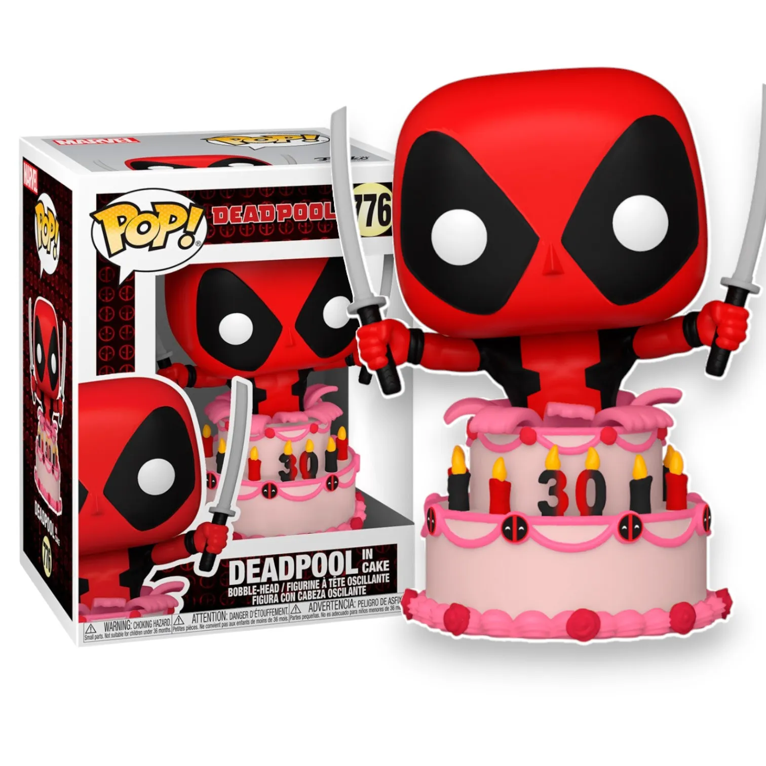 Фигурка Deadpool in Cake — Funko Deadpool 30th Anniversary Pop! Vinyl