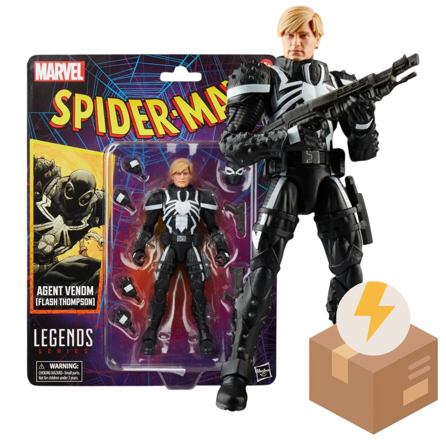 Фигурка Agent Venom Flash Thompson — Hasbro Marvel Legends Spider-Man Figure BD