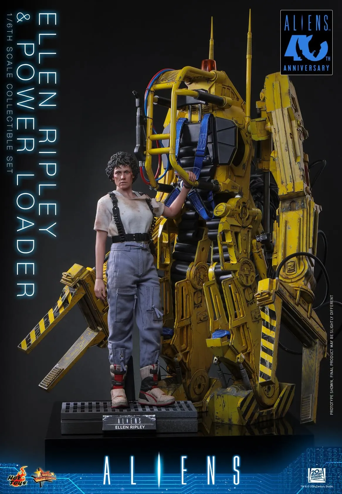 Фигурка Чужие — Hot Toys MMS923 Aliens 1/6 Ellen Ripley and Power Loader Collectible Set