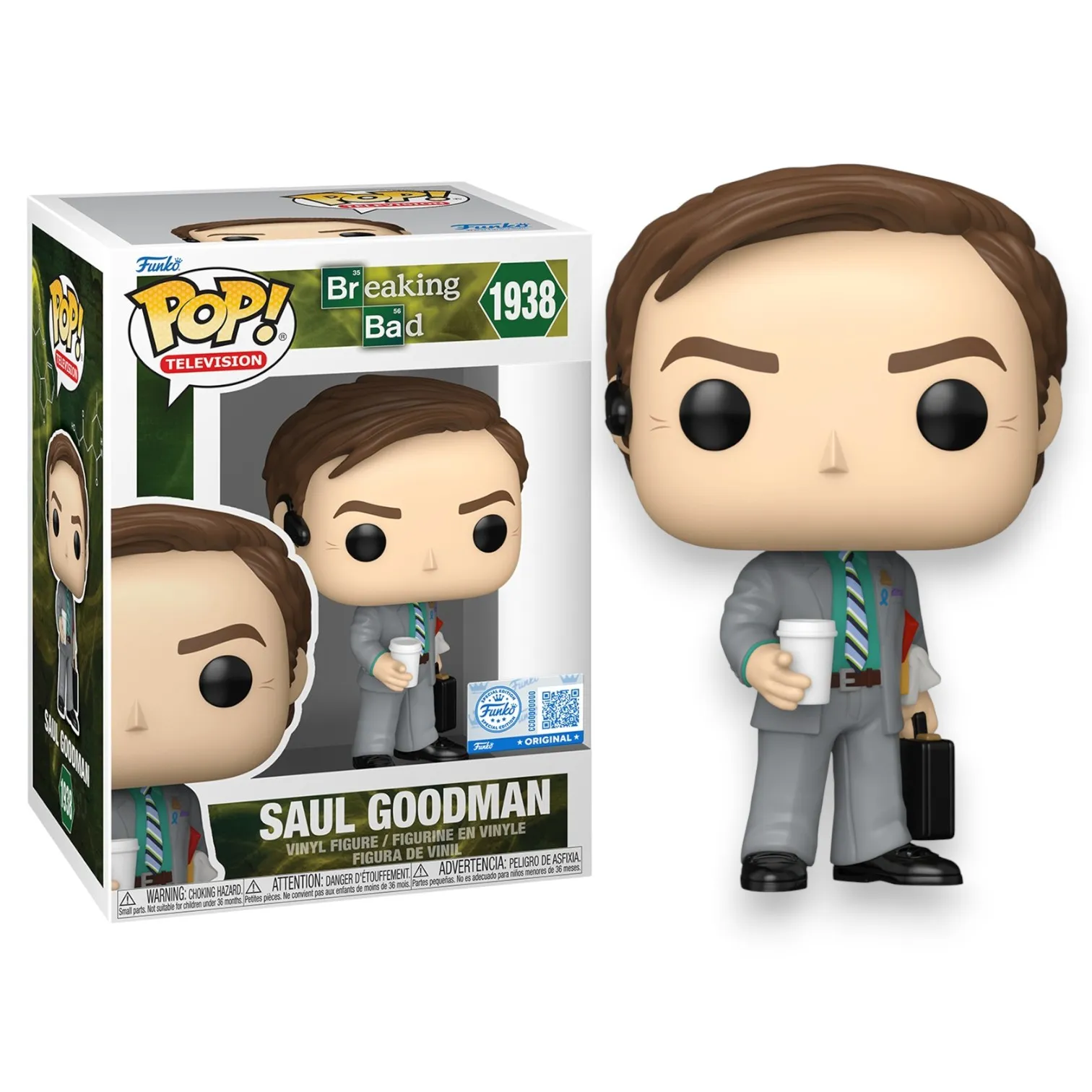 Фигурка Breaking Bad Saul Goodman Exc — Funko Pop Vinyl 1938