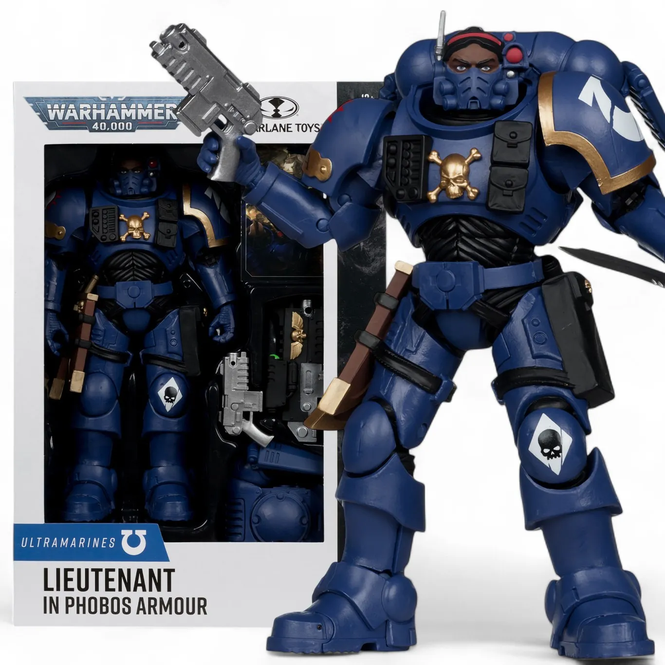 Фигурка Space Marine Lieutenant In Phobos Armor — McFarlane Toys Warhammer 40000