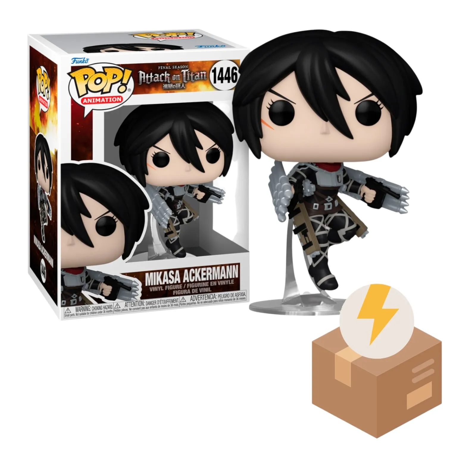Фигурка Attack on Titan Mikasa Ackermann — Funko Pop! Vinyl 1446 BD