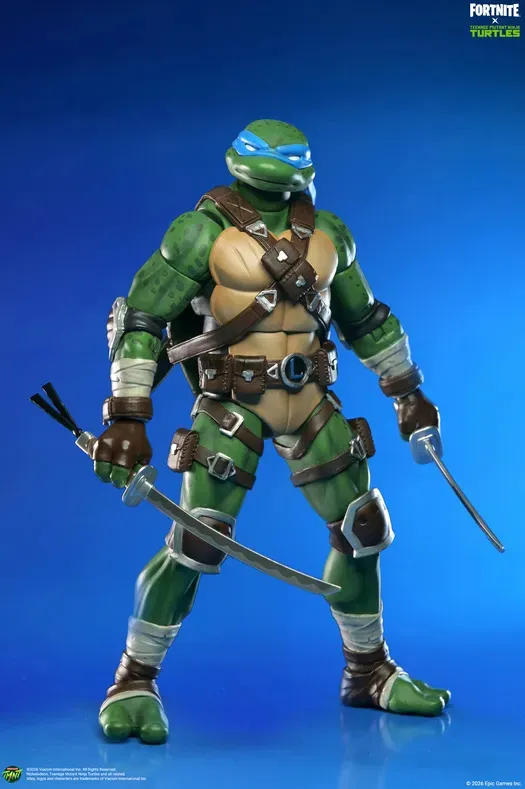 Фигурка Leonardo — Neca Teenage Mutant Ninja Turtles Fortnite Action Figure