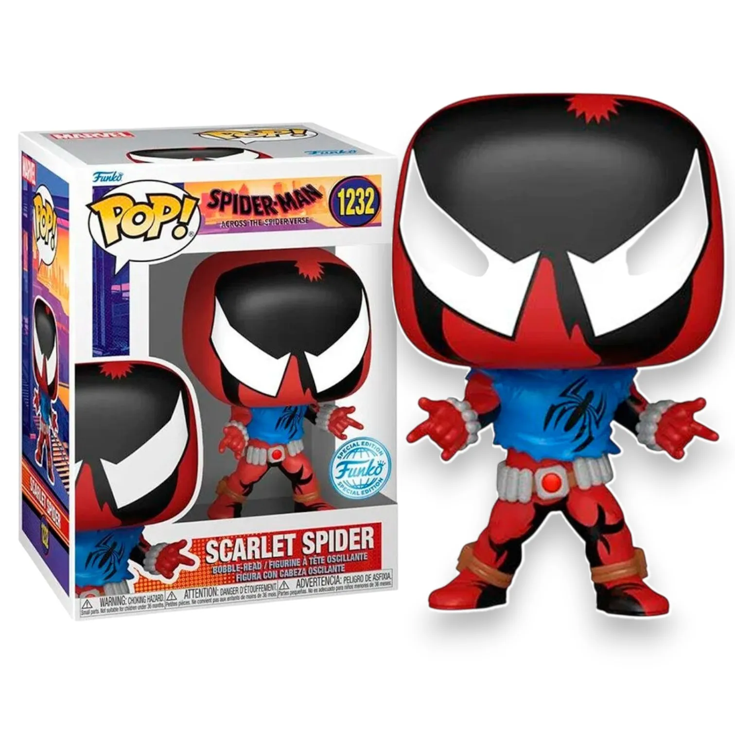 Фигурка Spiderman Scarlet Spider Exclusive — Funko Pop! Vinyl 1232