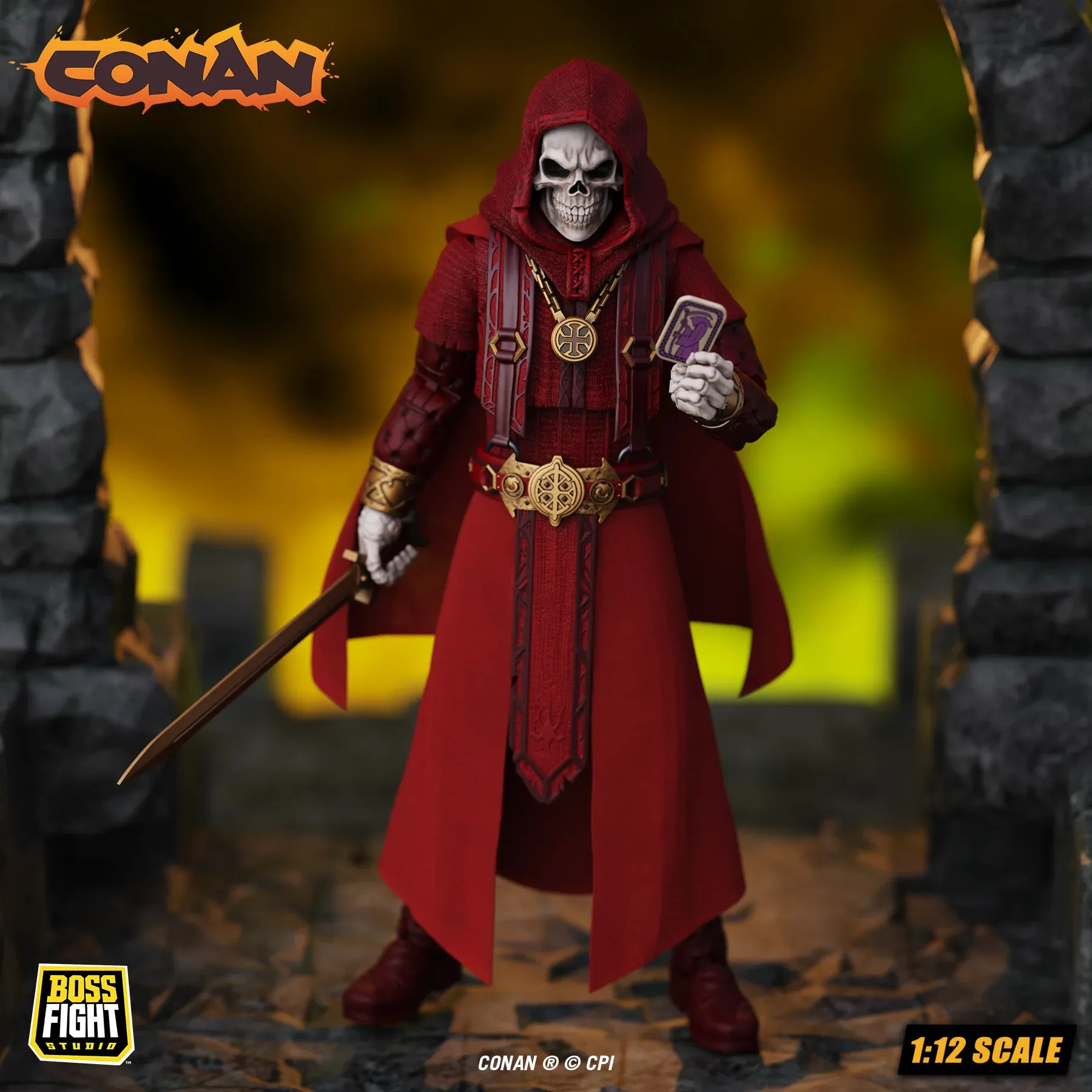 Фигурка Conan Thulsa Doom Undead Sorcerer — Boss Fight Studio HACKS 1/12 Action Figure