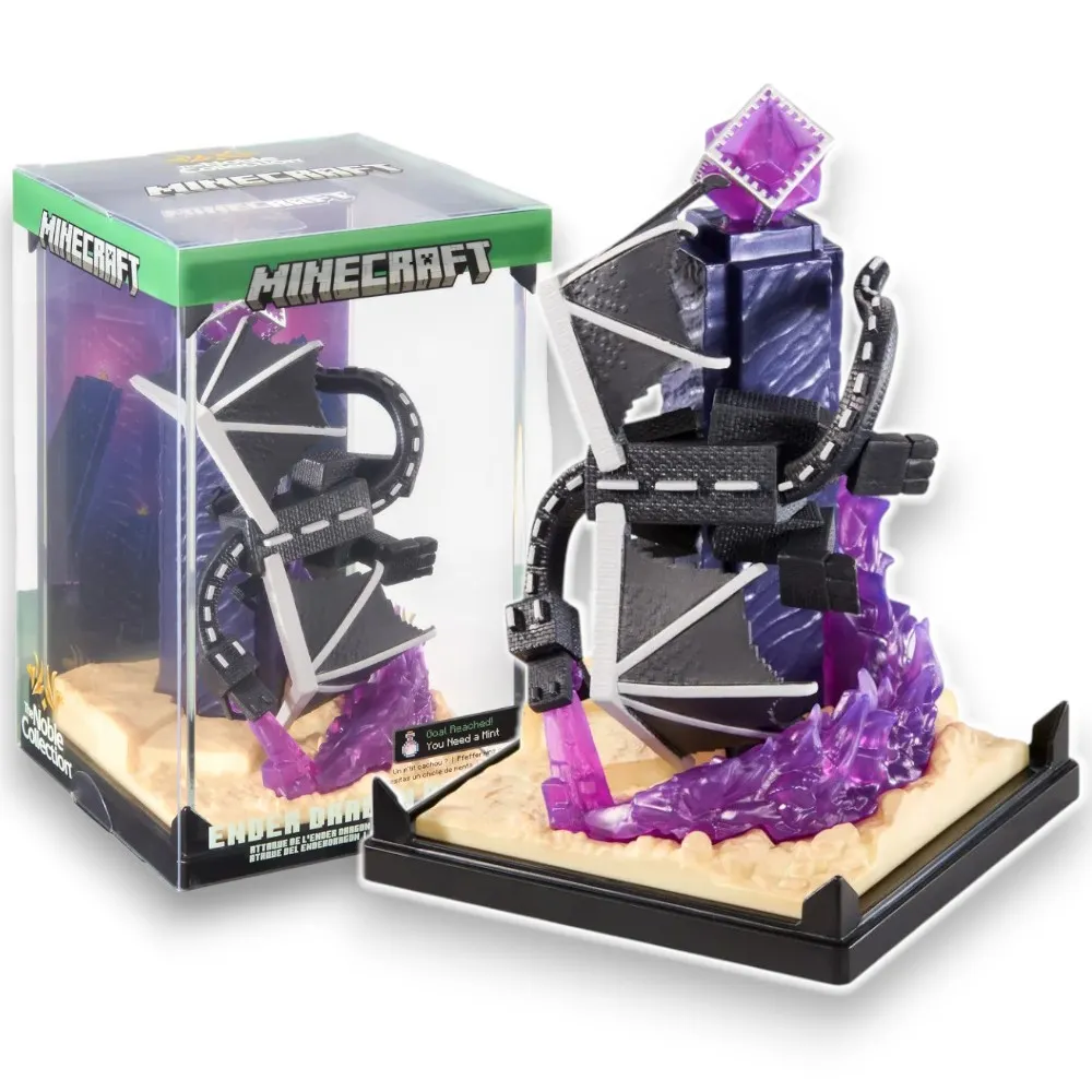 Фигурка Майнкрафт — Noble Collection Minecraft Ender Dragon Diorama
