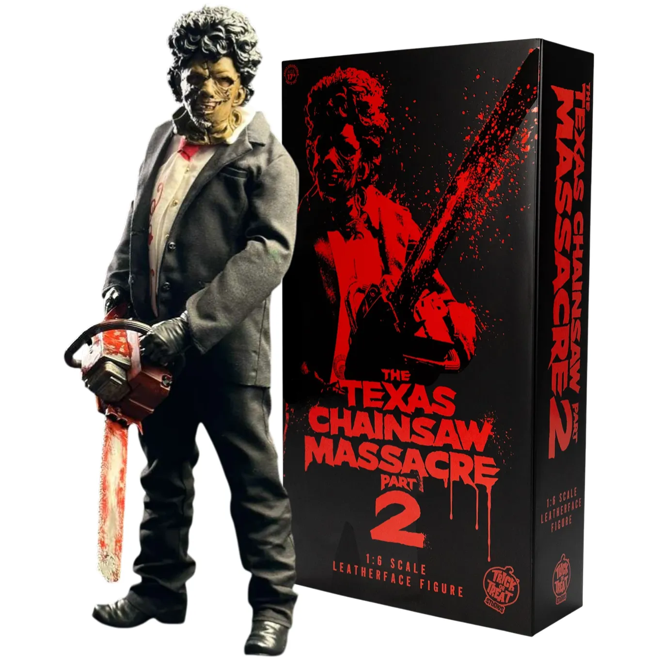 Фигурка Кожаное Лицо — Trick or Treat Texas Chainsaw Massacre 2 1/6