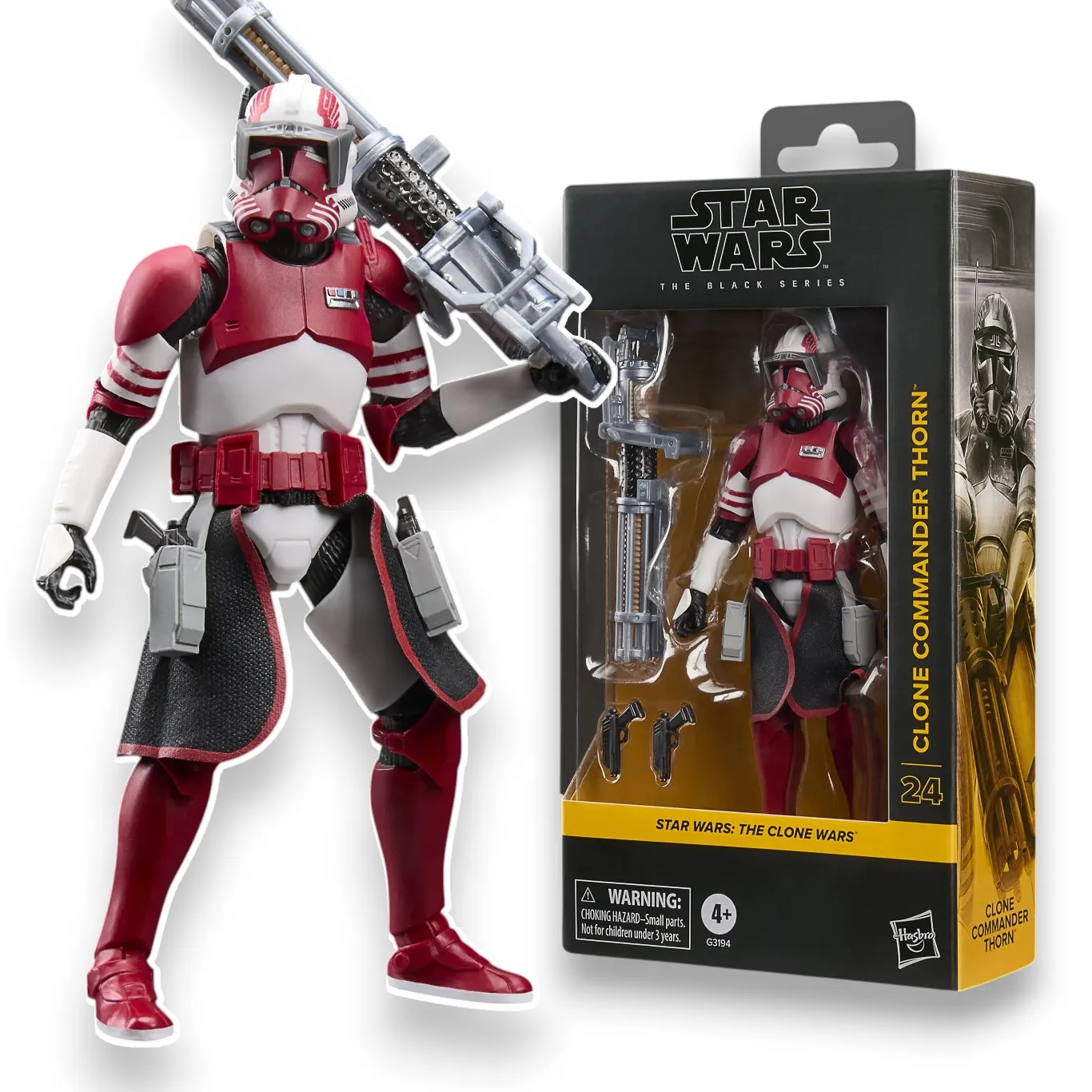Фигурка Clone Wars Clone Commander Thorn — Hasbro Star Wars Black Series Figure