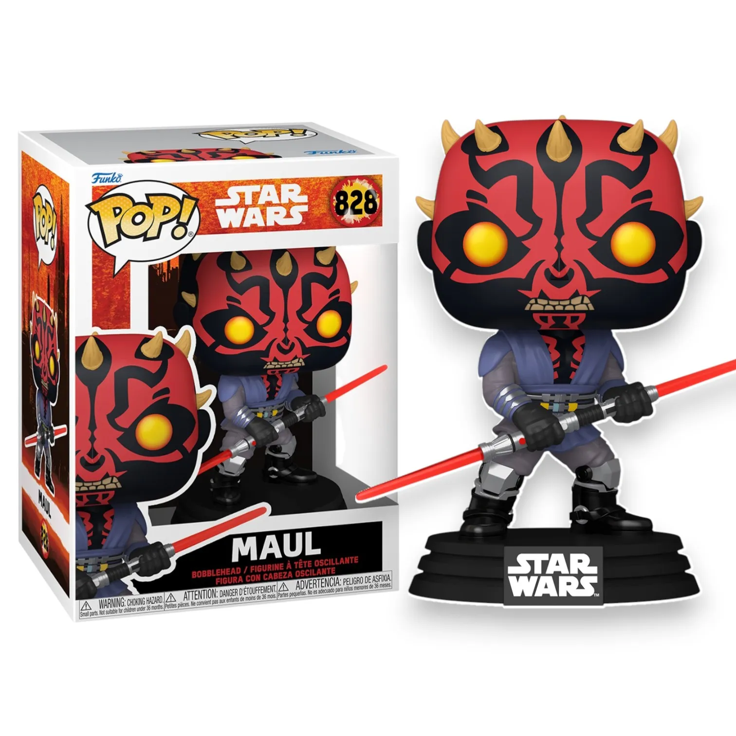 Фигурка Maul Shadow Lord — Funko Pop! Bobble Star Wars Vinyl 828