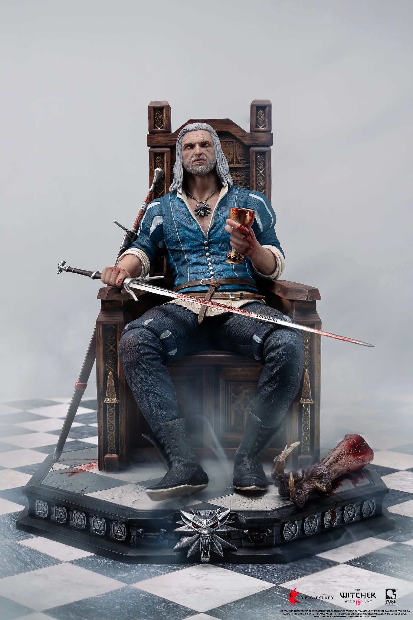 Фигурка Геральт — Pure Arts Witcher 3 Blood Wine Geralt 1/6 - купить в  GeekZona.ru