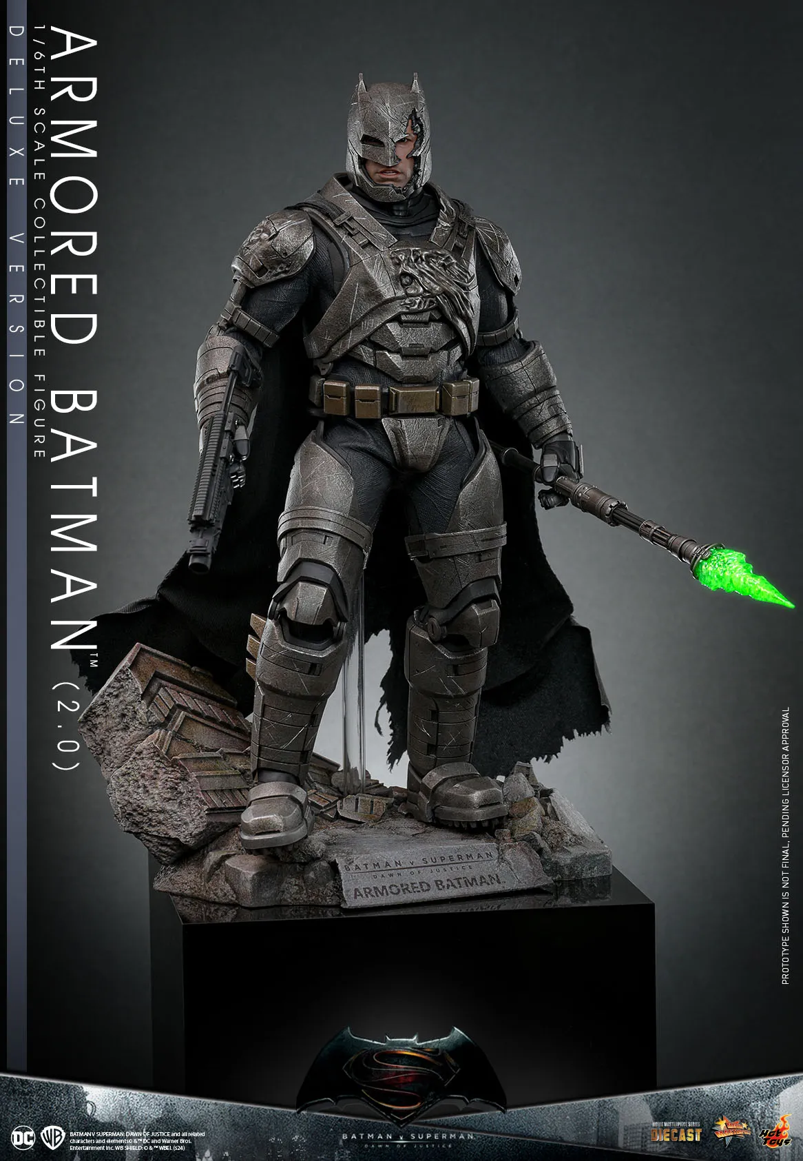 Фигурка Armored Batman 2.0 — Hot Toys MMS743D63 Batman v Superman Deluxe 1/6