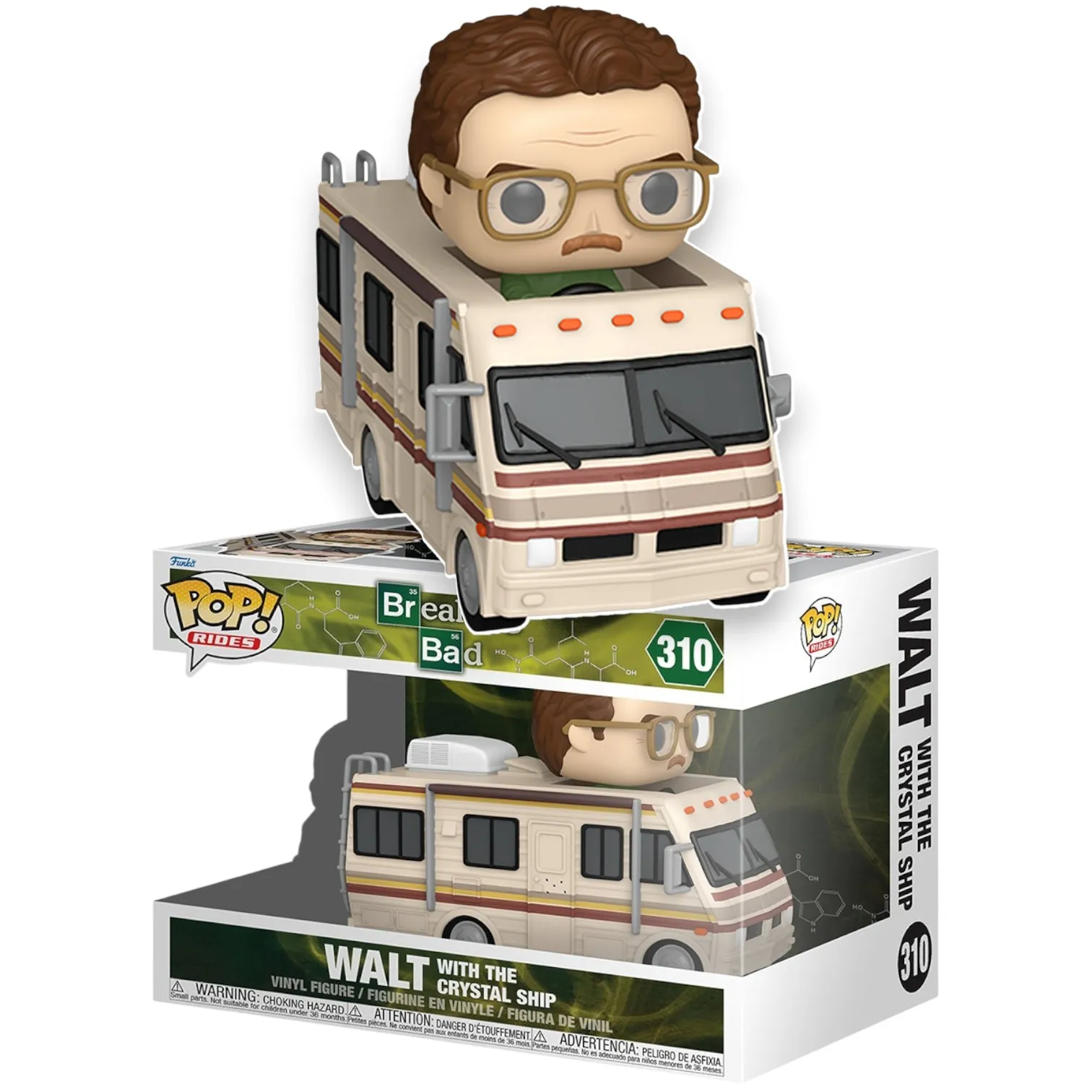 Фигурка Breaking Bad Walt with The Crystal Ship — Funko Pop Vinyl Rides 310