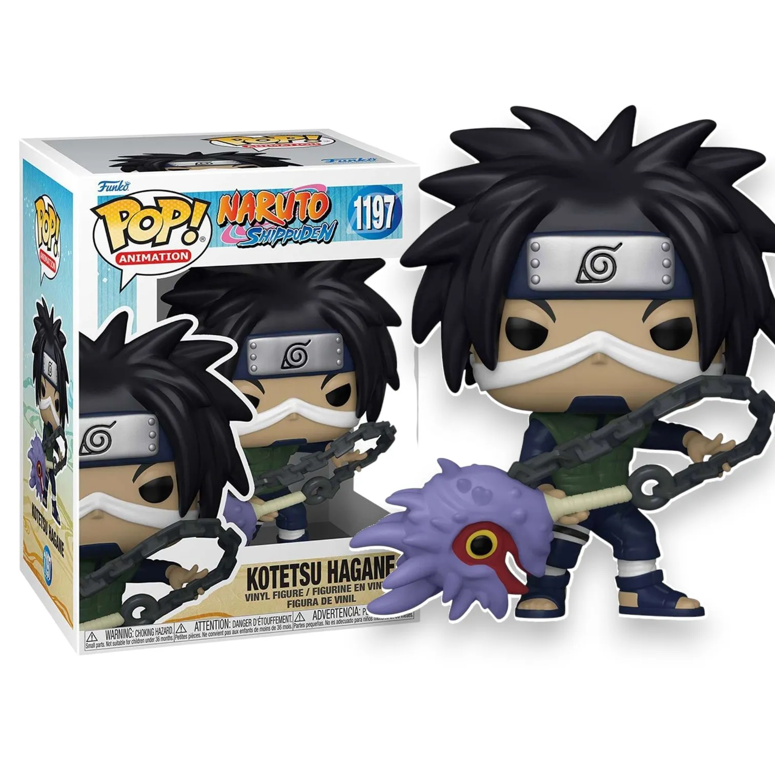 Фигурка Naruto Shippuden Kotetsu Hagane w Weapon — Funko Pop! Vinyl 1197