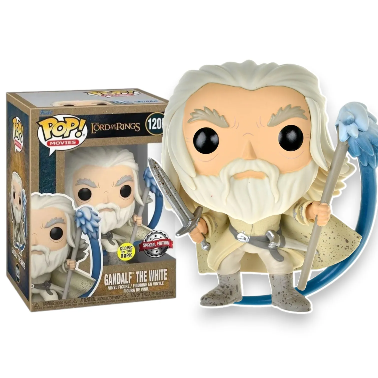 Фигурка Lord of the Rings Gandalf The White Exclusive — Funko Pop! Vinyl 1203
