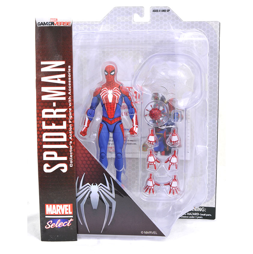Marvel select spider man discount
