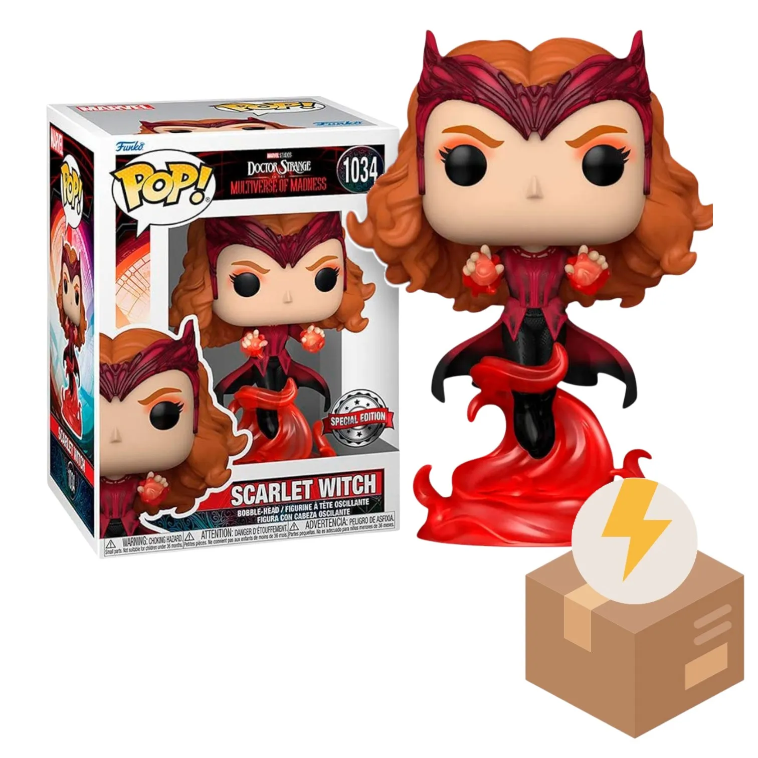 Фигурка Scarlet Witch Exclusive — Funko Pop! Vinyl Doctor Strange Multiverse of Madness 1034 BD