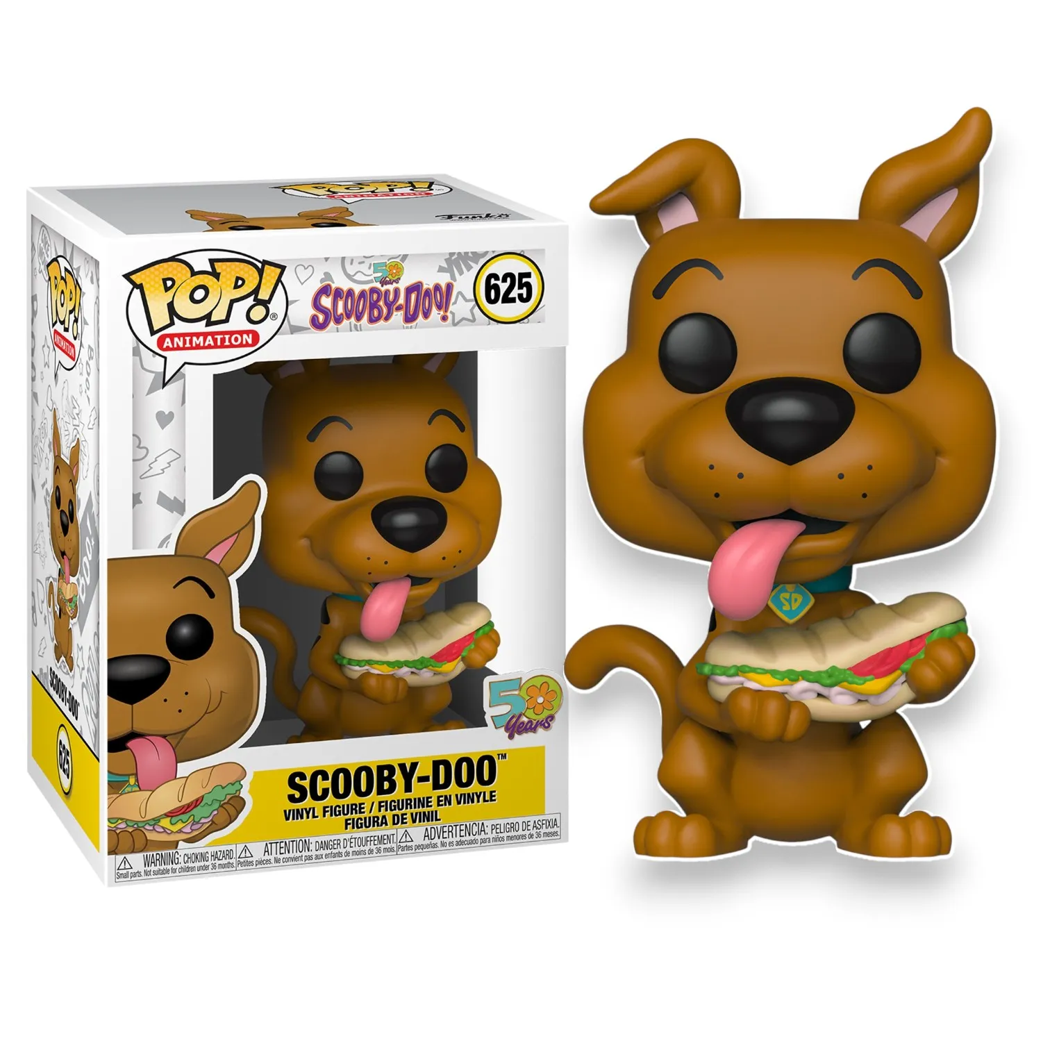 Фигурка Scooby-Doo w Sandwich — Funko Pop! Vinyl 50th Anniversary 625