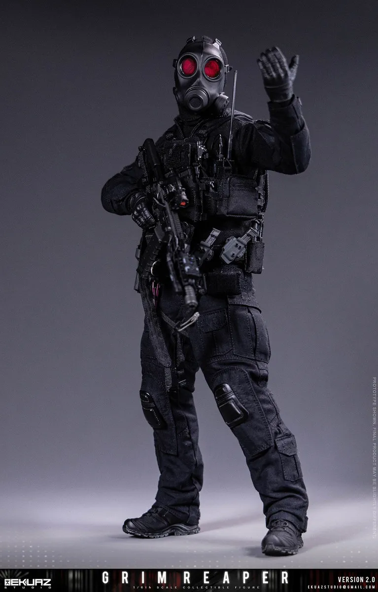 Фигурка Resident Evil Requiem Hank Grim Reaper 2.0 Deluxe — Ekuaz Studio EKS015S 1/6