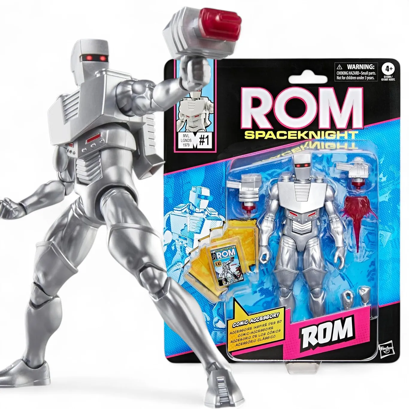 Фигурка ROM Spaceknight — Hasbro Marvel Legends Mini Comics
