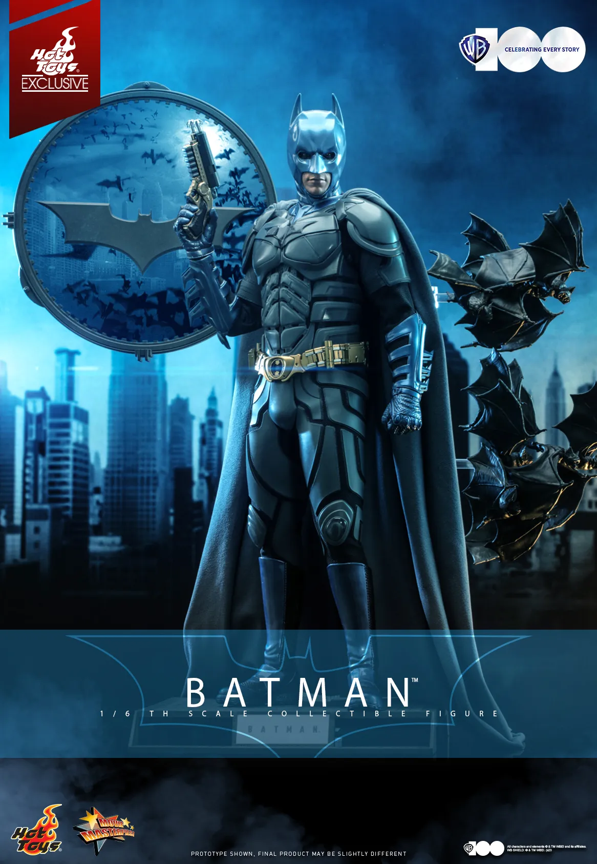 Фигурка Бэтмен — Hot Toys MMS697 WB 100 Batman Exclusive 1/6