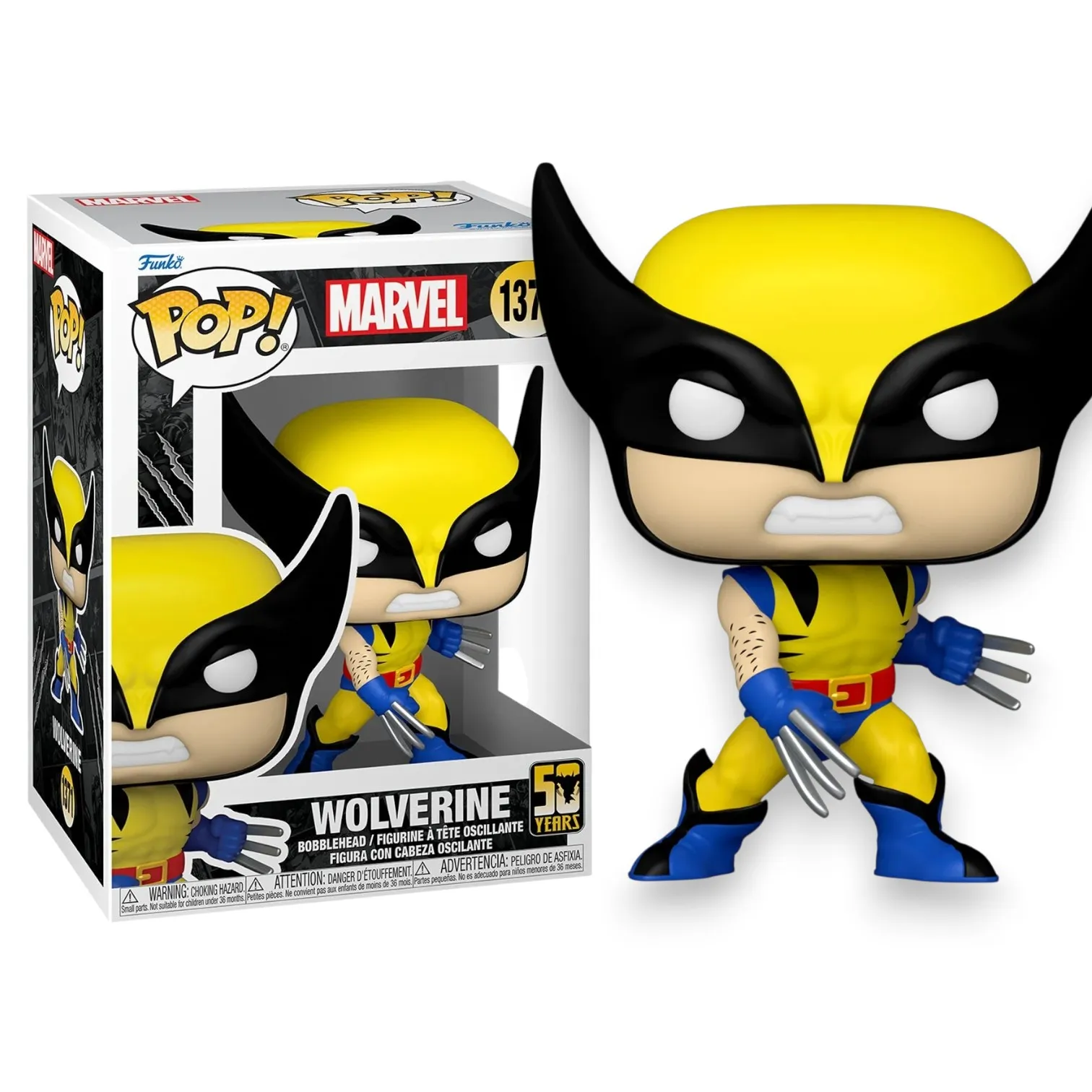 Фигурка Wolverine Classic — Wolverine 50th Anniversary Funko Pop! Vinyl 1371