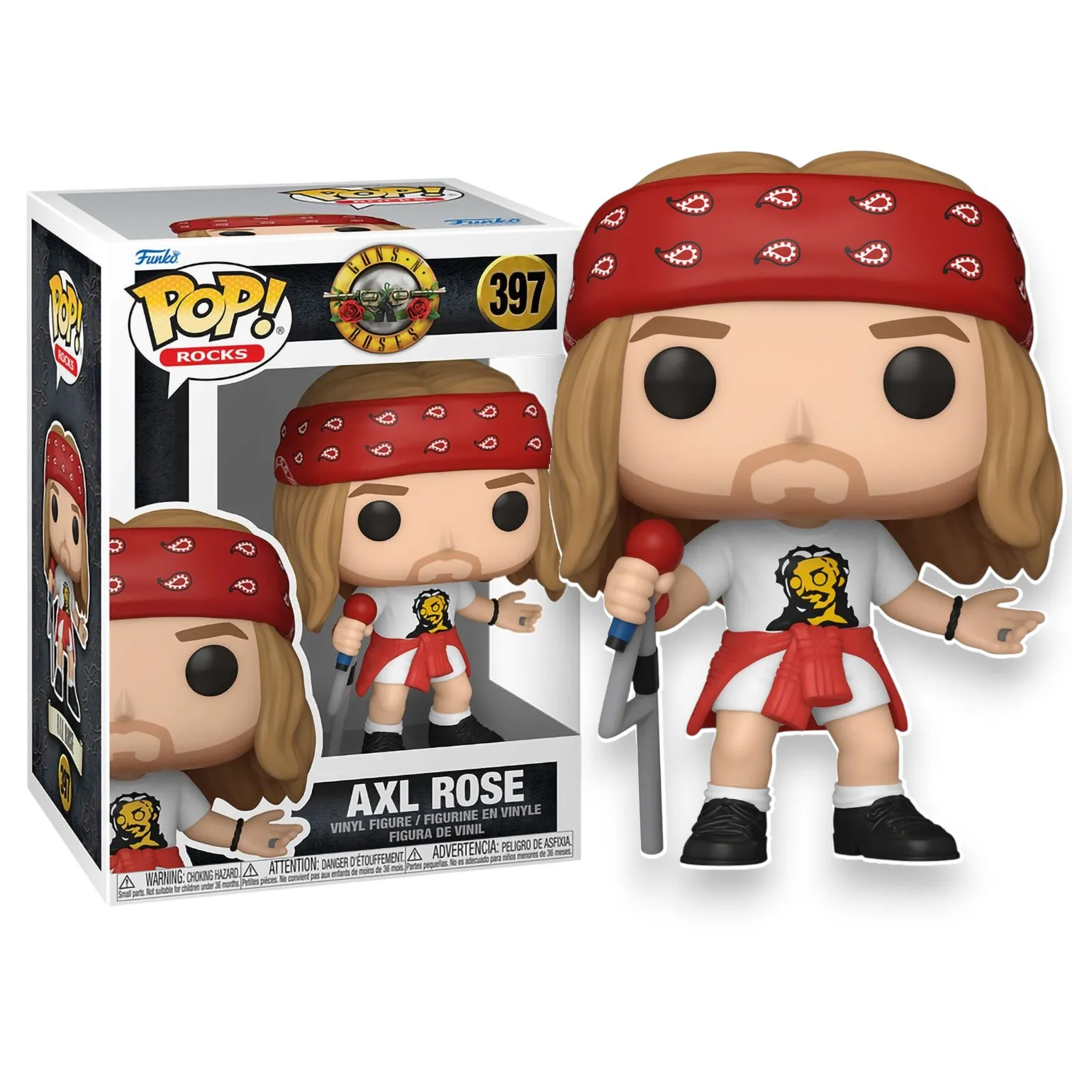 Фигурка Axl Rose with Red Bandana — Funko POP! Rocks Guns N Roses 397